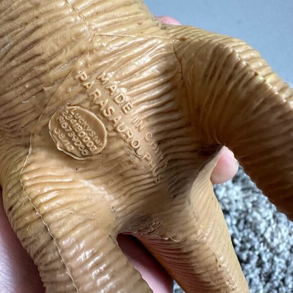 Parasaurolophus Dinosaur Figure Lucky Star Vintage - Picture 8 of 9